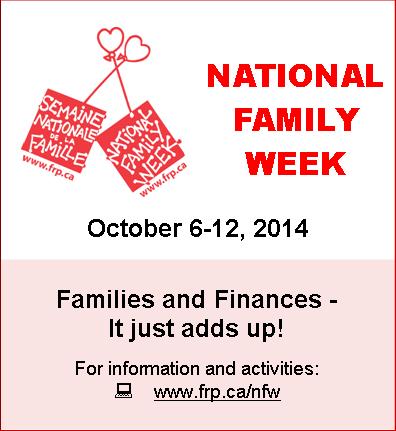 National Family Week 2014 ad